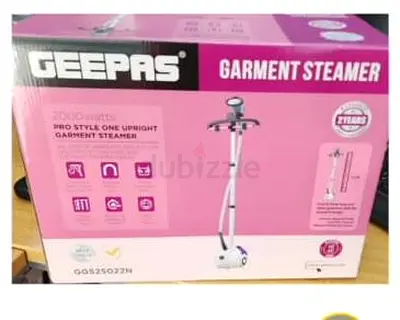 Geepas Garment Steamer - Upright Clothes Steamer (Like New Boxed)