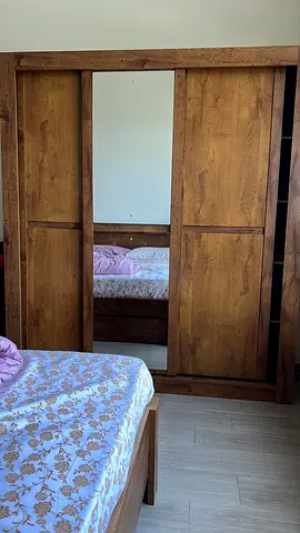 BOOMERANG Sliding DOOR Wardrobe with Mirror - Excellent Condition