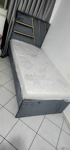 Brand New Single bed frame with mattress
