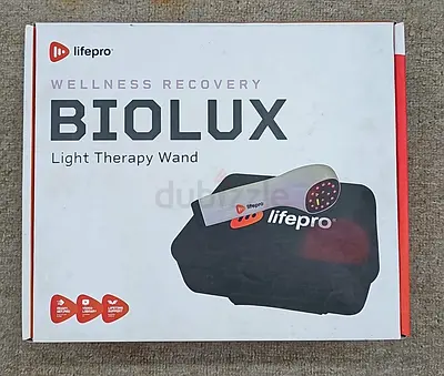 Lifeporo Biolux Light Therapy Wand - Portable Red Light Pain Relief (Like New)