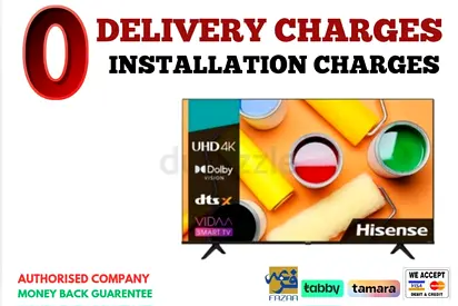 Hisense 55 inch TV Smart  TV  -  4K New / 1 Year Warranty