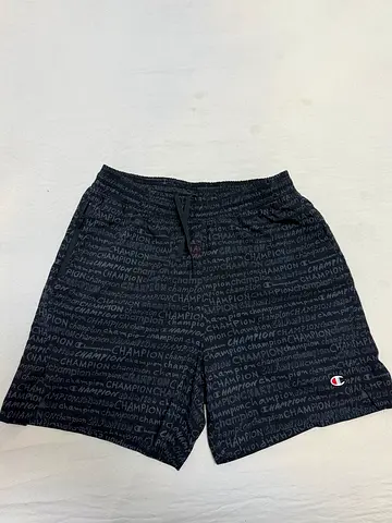 Champion navy logo athletic shorts — size S (good condition)