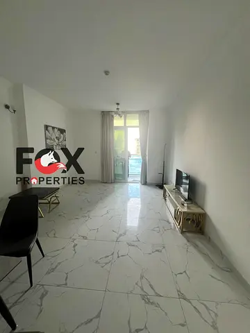 غرفتين وصالة مفروشة للإيجار في أبراج الواحة عجمان، 2 بلكونة، إطلالة، مسبح وجيم، باركينج، موقع مميز قريب من الخدمات