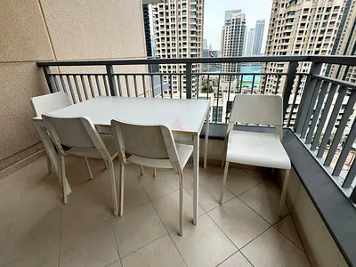 White Outdoor Dining Table with 4 Chairs - Compact Balcony Set