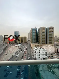 3 bedrooms and a living room for annual rent in Al Waha Towers in Al Rashidiya 1 area. Parking, gym,