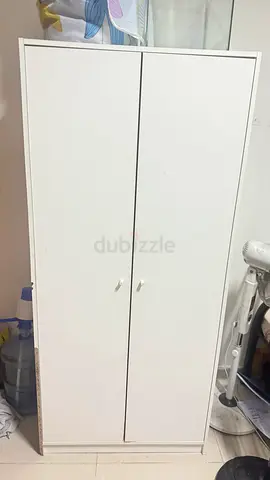2 Door Wardrobe with complimentary Storage Cabinet and small study table
