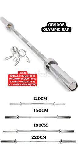 OLYMPIC WEIGHT LIFTING BAR-@