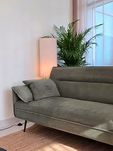 MOVING SALE: Modern Fabric Column Floor Lamp