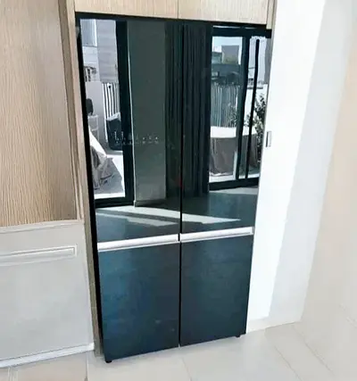 Hitachi 4 Door Black Refrigerator – Top Fridge Bottom Freezer | Stylish  Spacious