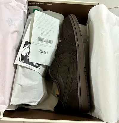 New Nike low-top sneakers in dark brown suede (single pair) - size us11 evro45