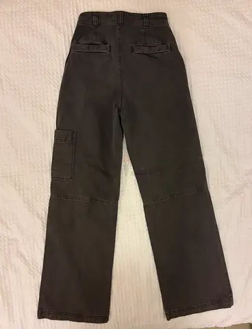 Dark Grey Straight-Leg Jeans from Cotton On (EUR 32, US 0)