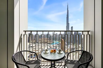 Luxury 3BR | Full Burj Khalifa & Fountain View