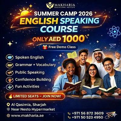 Best Spoken English Classes in Al Qasimia Sharjah UAE