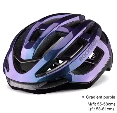 ROCKBROS Gradient Purple Cycling Helmet - M - L