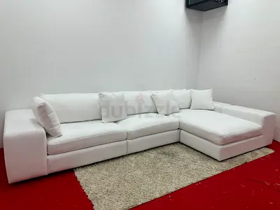 High quality eichholtz brand white color lshape sofa