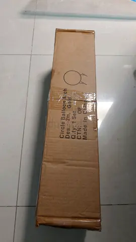 Balloon Arch Backdrop with Happy Birthday Neon Sign - Decor Set