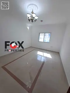 Two bedrooms and a living room for annual rent in Ajman, Al Rumaila, second row from Ajman Corniche,