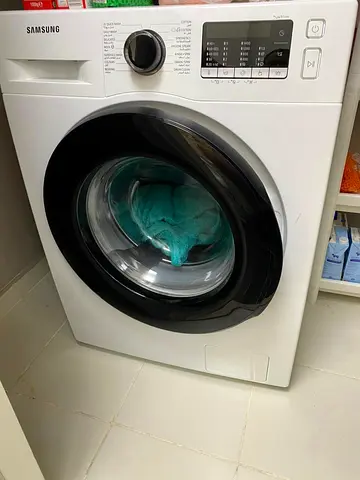 Samsung 8Kg Front Loading Washing Machine 1400RPM WW80TA046AE-GU White Color FREE DELIVERY +WARRENTY