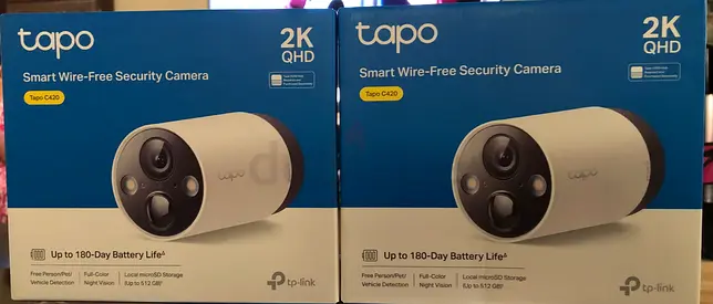 Tapo c420 battery smart wifi security camera 2 set