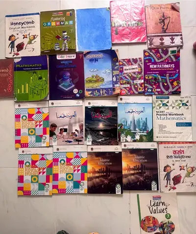 Complete set of Class 7 textbooks as per CBSE/NCERT.
