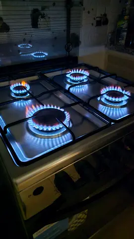 Frigidaire 4-Burner Gas Cooker (60x60) – Stainless Steel, Full Safety