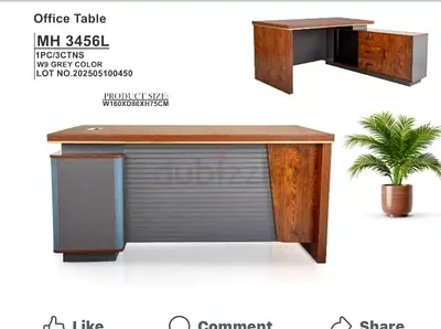 Brand New L shap office Table good quality available