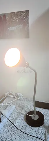 Adjustable Gooseneck Desk Lamp with LED Bulb - Good Working