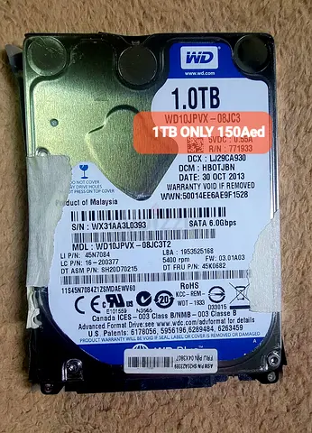 1 TB HARD DISK DRIVE
