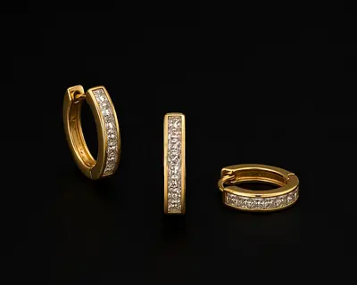 Branded Diamond Earrings and Pendant