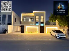 Modern villa design, 5000 sq m, close to the mosque and main street, price includes air conditioning