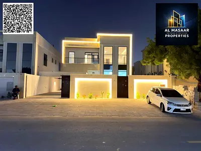 فيلا تصميم موردن مساحة 5000 قربية من المسجد و الشارع الرئيسى بسعر شامل المكييفات و قابل لتفاوض