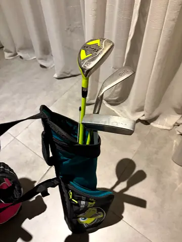 Set of 3 Golf Clubs with Small Carry Bag - Lightly Used