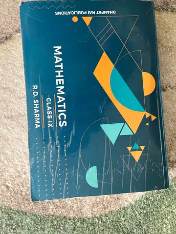CBSE Class 9 RD Sharma maths in excellent condition