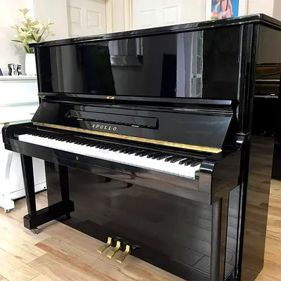 APOLLO SR7 Upright Piano – Elegant Japanese Craftsmanship