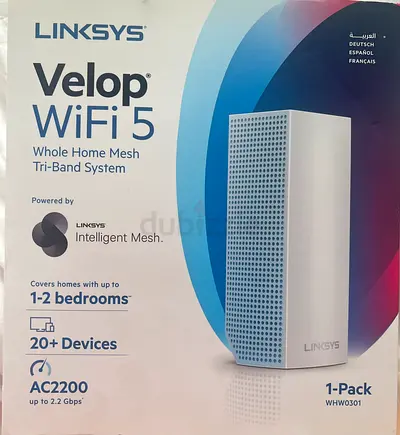 Linksys Velop WHW0301 Mesh WiFi Router AC2200 NEW