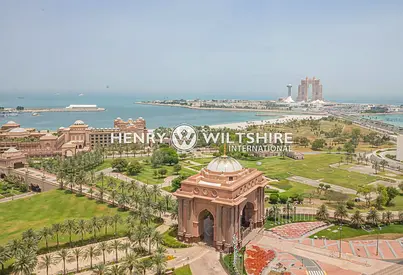 Premium Emirates Palace View | Large 3 bed + 1