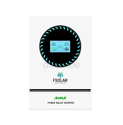 Fsolar 6.2KW 48V Hybrid Solar Inverter With MPPT Solar Charge Controller – LCD Touch Inbuilt