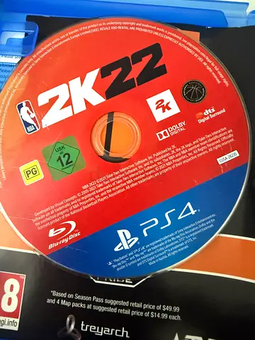 NBA 2K22 PS4 disc - used, good condition