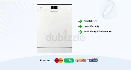 Electrolux White Freestanding Dishwasher - 1 Year Warranty