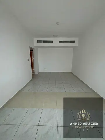 1-bedroom apartment for annual rent in Sharjah, Al Majaz 2, near Lulu Hypermarket. Central AC, cent