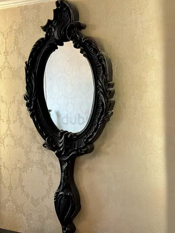 Ornate Black Wall Mirror – Elegant Statement Piece | Vintage Style