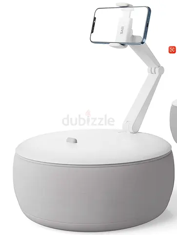 SAIJI Phone Holder Bed Pillow Stand, Adjustable Clip Clamp Mount with Flexible Multi-Section Arm