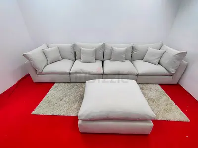 The One Brand modular sofa with ottoman