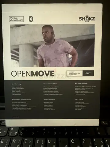 Shokz OpenMove Open-Ear Bluetooth Headphones (New/Boxed)