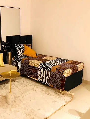 Single bed with headboard — good condition