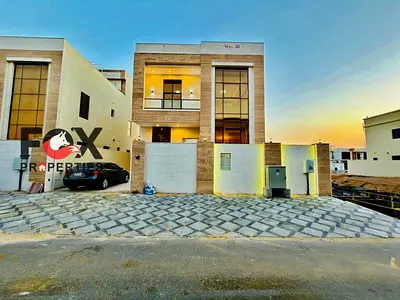 Luxury villa for annual rent in Ajman, Al Yasmeen area. 7 master bedrooms and a large majlis with excellent spaces. Located in a prime strategic locat