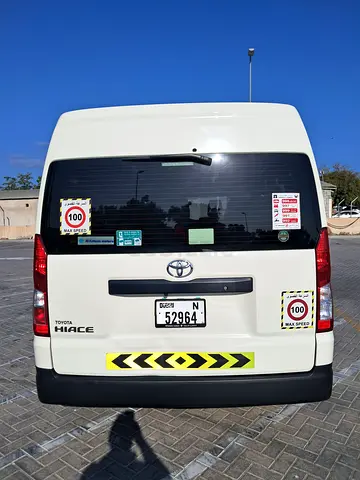 ToToyota Hiace 2026 High Roof Auto with Driver – Own Visa  Reliable Service