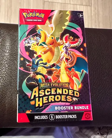 Pokemon TCG: Mega Evolution Ascended Heroes Booster Bundle (6 booster packs) - Sealed