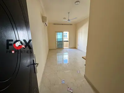 أرخص غرفة وصالة للإيجار السنوي في المويهات 3 عجمان بلكونة بسعر 25,000 درهم 6 دفعات تأمين شيك موقع مميز قريب من جميع الخدمات