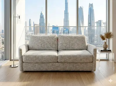 Home center two seater sofa bed with mattress